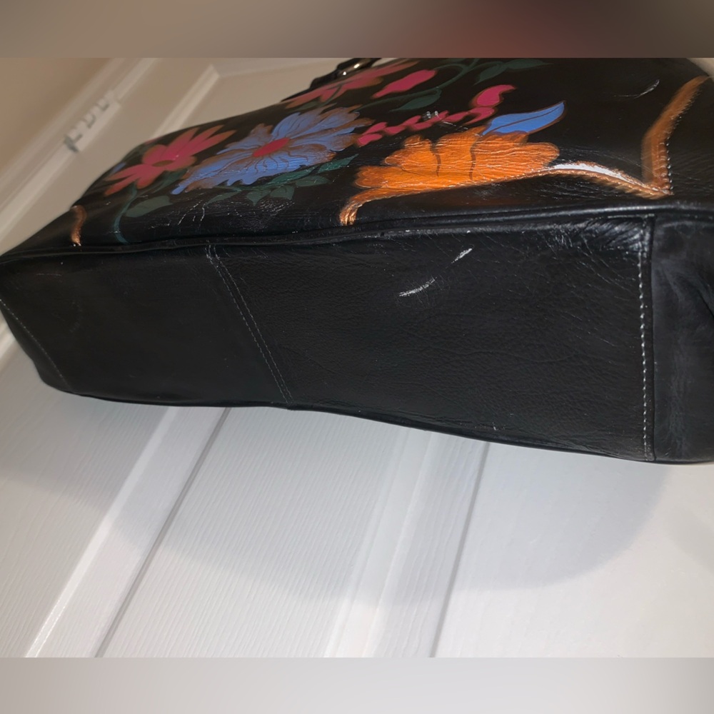 Biacci hand painted Floral Bag - Picture 9 of 16